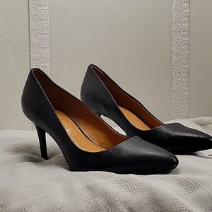 Black Calvin Klein Heel Pump